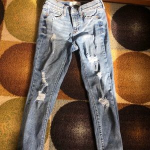Mud flx stretch mid rise vintage jeans